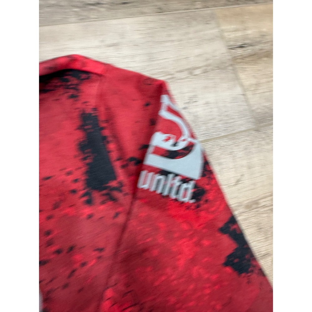 Ecko Unltd Mens Red Black Splatter Rhino Logo‎ Graphic Hoodie Sweatshirt Size M - Picture 3 of 11